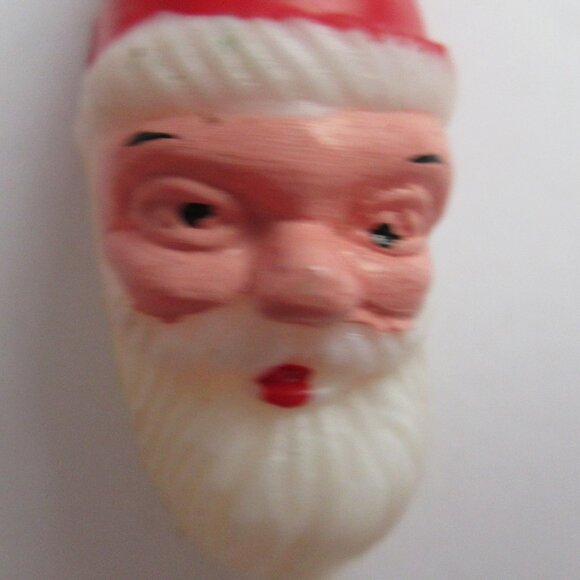 17 pc Christmas Cupcake Picks Santa Heads,  Soldiers, Candle Holders + Spir-It - Picture 3 of 15